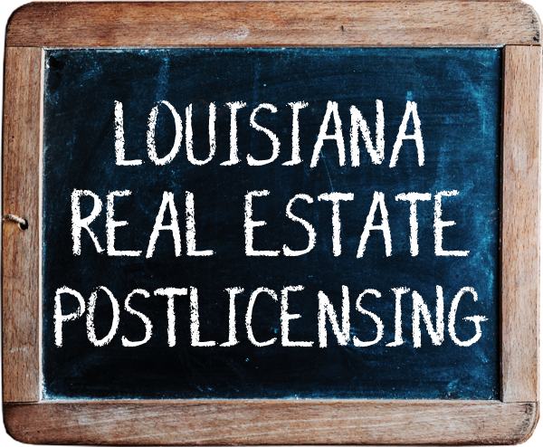 Louisiana Real Estate Postlicensing Bob Brooks School