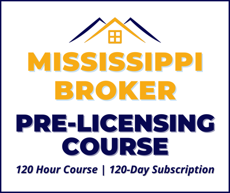 Mississippi Real Estate Broker Prelicensing Bob Brooks School