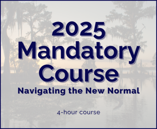 2025 Mandatory Course | 8/4/25 | 9a-1p (4hrs)