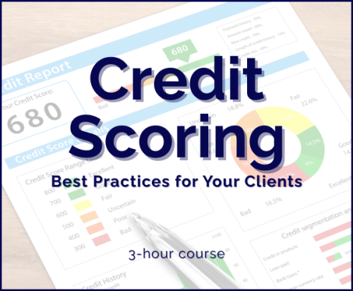 Credit Scoring | 7/15/25 | 12:30p-3:30p (3hrs)