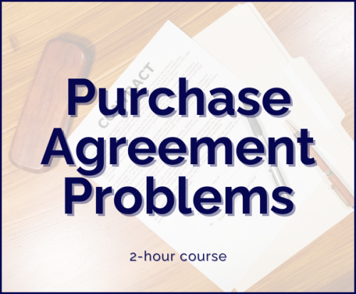 Purchase Agreement Problems | 7/14/25 | 1:30p-3:30p (2hrs)