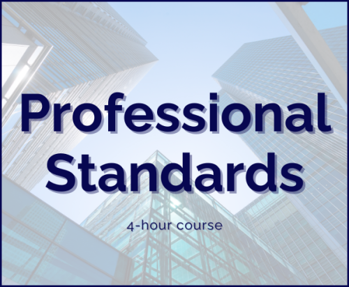 Professional Standards | 12/3/25 | 9a-1p (4hrs)